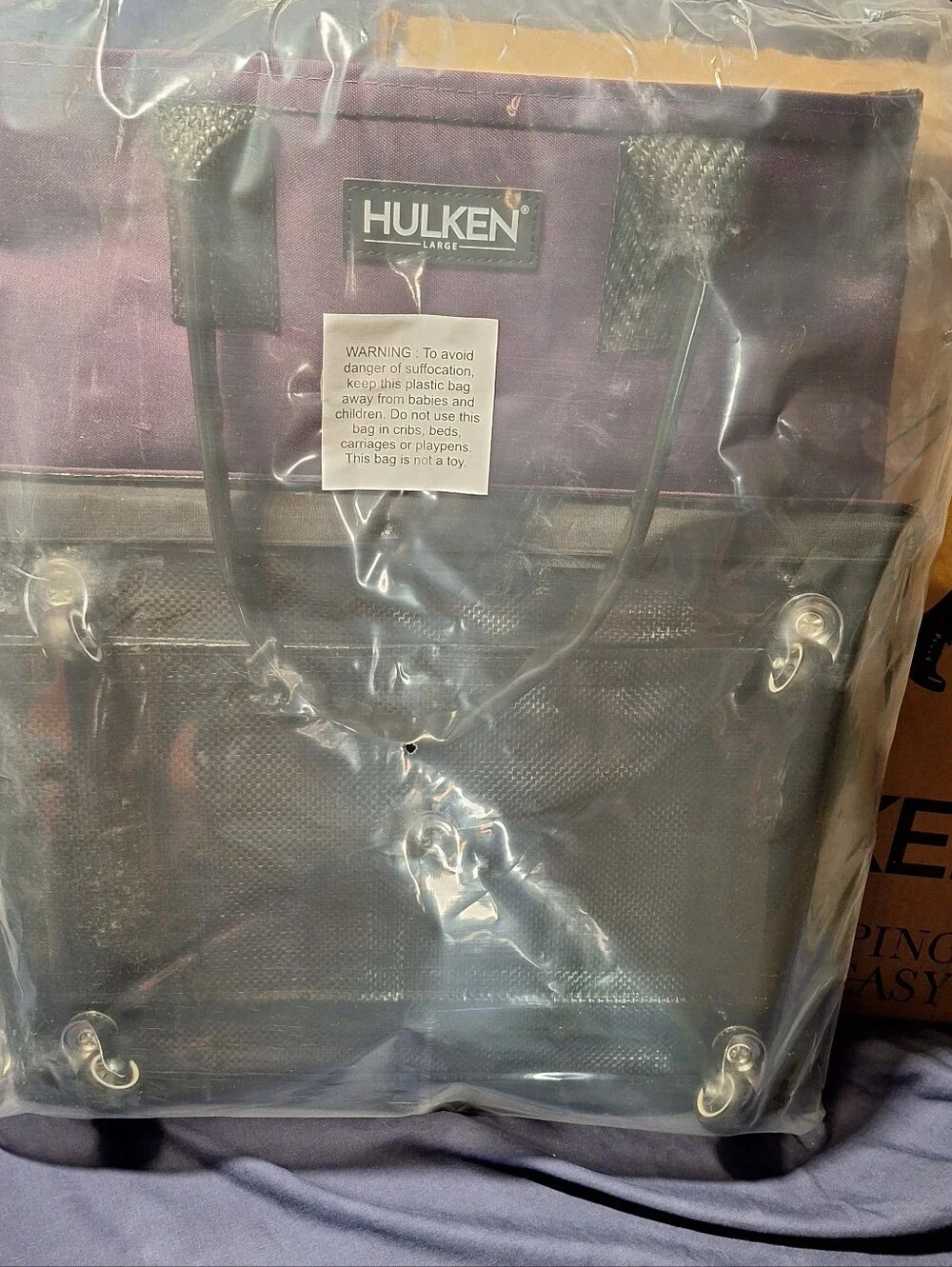 NWT Hulken Bag, MATTE PLUM, Large